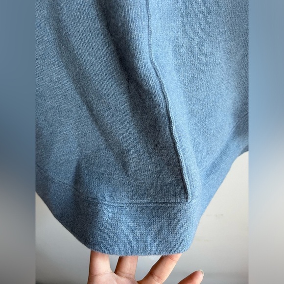 Jigsaw Wool-Cashmere V-neck Blue Sweater Size Small - Picture 5 of 11